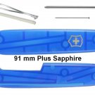 VICTORINOX SCALES / HANDLES 91 mm PLUS SAPPHIRE - SWISS ARMY KNIFE