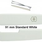 VICTORINOX SCALES / HANDLES 91 mm STD WHITE - SWISS ARMY KNIFE