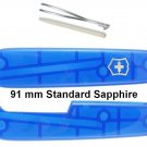 VICTORINOX SCALES / HANDLES 91 mm STD SAPPHIRE - SWISS ARMY KNIFE
