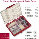 VICTORINOX REPLACEMENT PARTS CASE (TOOTHPICK TWEEZERS PENS SPRINGS) 4.0581 - SWISS ARMY KNIFE