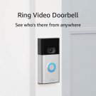 Ring Video Doorbell – 1080p video, night vision, improved motion detection – newest generation