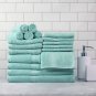 Mainstays Basic Bath Collection, 18-Piece Towel Set, (4 Bath, 4 Hand, 10 Wash)