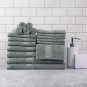 Mainstays Basic Bath Collection, 18-Piece Towel Set, (4 Bath, 4 Hand, 10 Wash)