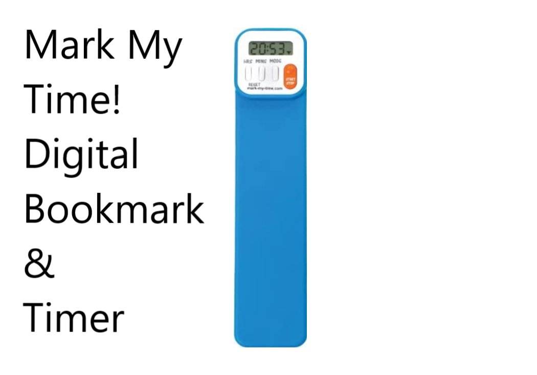 Mark-My-Time Digital Bookmark for kids reading