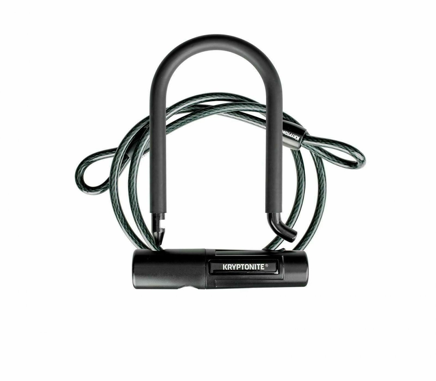 Kryptonite Mini 12mm U-Lock Bicycle Lock & 8mm Looped Bike Security Cable