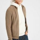 Banana Republic Ribbed Mockneck Sweater Jacket - Airforce Khaki (M,L)
