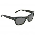 Coach L1653 HC8223 Sunglasses  Emerald Glitter Varsity Stripe Frame
