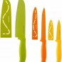 12-Piece Multi-Color Non-Stick Resin Cutlery Knife Set!