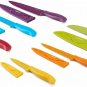 12-Piece Multi-Color Non-Stick Resin Cutlery Knife Set!