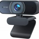 Raleno 1080P Webcam, Desktop Camera with Dual Microphones, for PC/Mac Book/Lapto