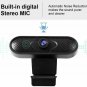 Dragon Touch 1080P Full HD Webcam with Built-in Microphone for PC/Mac Book/Lapto