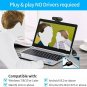 Dragon Touch 1080P Full HD Webcam with Built-in Microphone for PC/Mac Book/Lapto