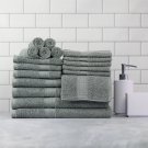 Basic Bath Collection, 18-Piece Towel Set, (4 Bath, 4 Hand, 10 Wash)