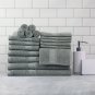 Basic Bath Collection, 18-Piece Towel Set, (4 Bath, 4 Hand, 10 Wash)