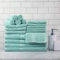 Basic Bath Collection, 18-Piece Towel Set, (4 Bath, 4 Hand, 10 Wash)