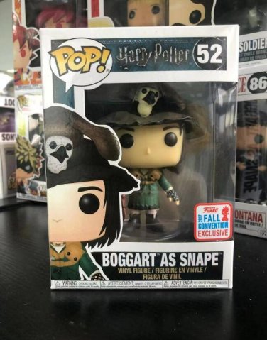 Funko Pop！ Harry Potter Boggart As Snape #52 2017 NYCC Exclusive MINT。+Protector 