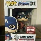 Marvel Captain America #481 Exclusive Funko pop! Vinyl Figure With Protector