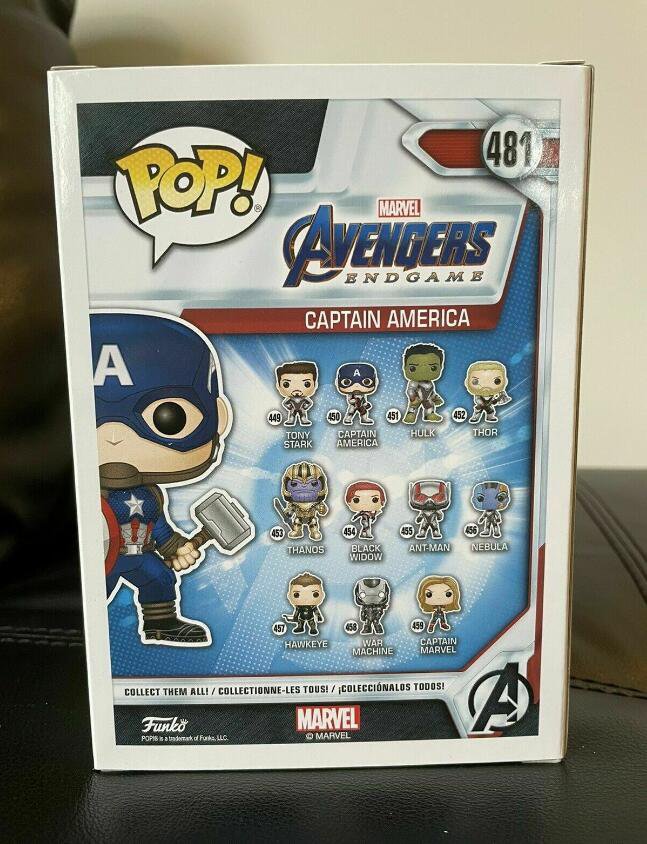 Marvel Captain America #481 Exclusive Funko pop! Vinyl Figure With