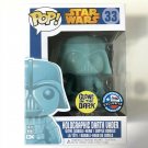 Star Wars Holographic Darth Vader #33 Glows in the Dark Funko pop! Vinyl Figure With Protector