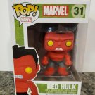 Marvel Red Hulk #31 Funko pop! Vinyl Figure With Protector