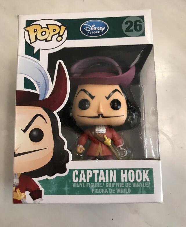 Captain Hook from Peter Pan Disney #26 Funko pop! Vinyl Figure With Protector