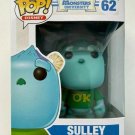 Disney Pixar Monsters University Inc SULLEY #62 Funko pop! Action Vinyl Figure With Protector