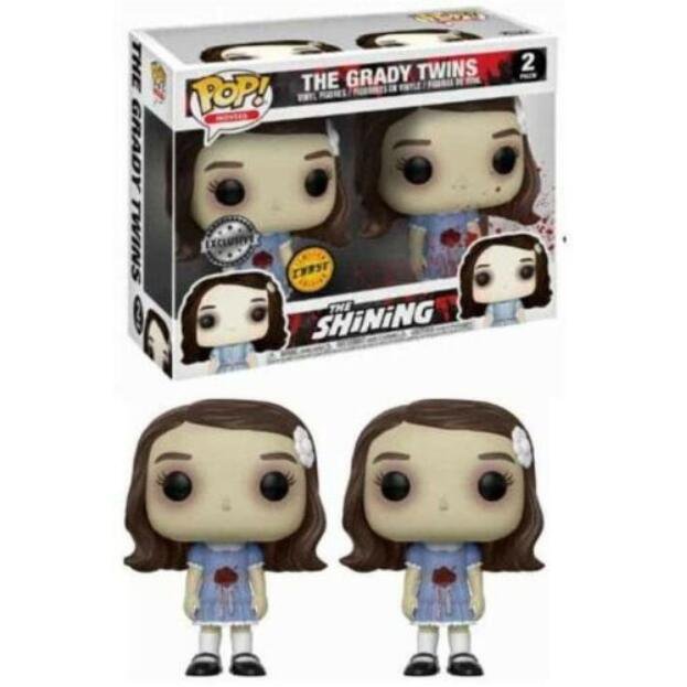 The Grady Twins The Shining 2 Pack Funko pop! Action Vinyl Figure With Protector