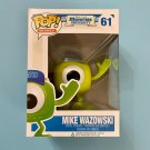 Disney Pixar Monsters University Mike Wazowski #61 Funko pop! Action Vinyl Figure With Protector