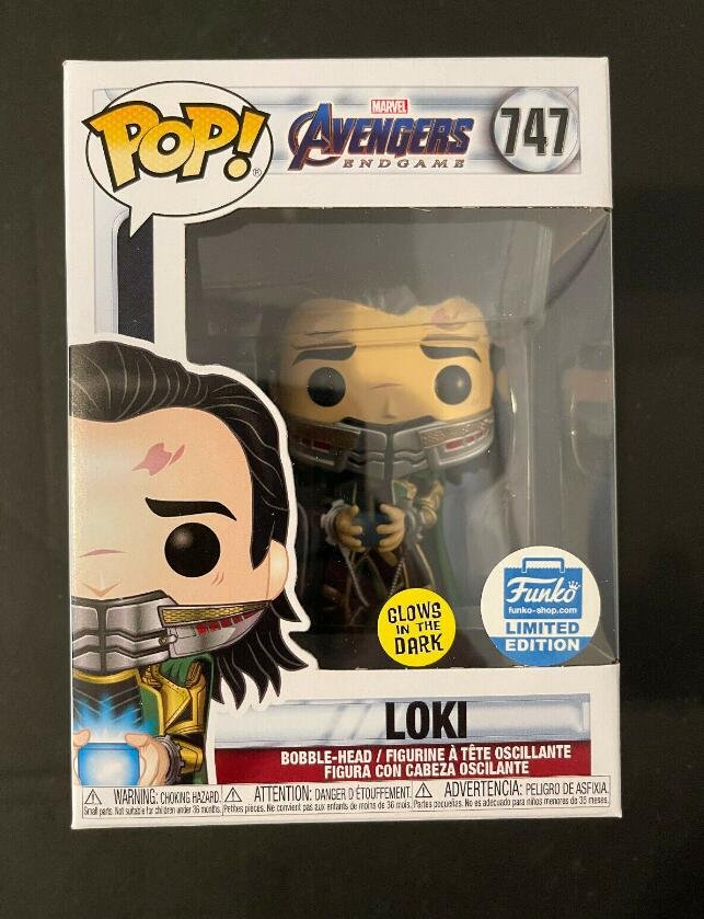 loki endgame funko pop