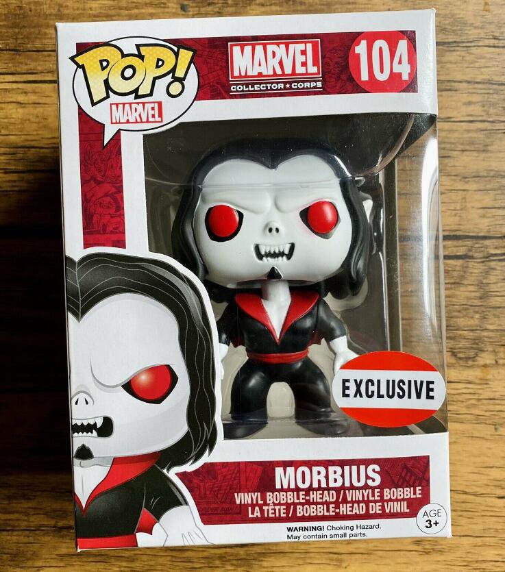 Marvel Morbius #104 Funko pop! Vinyl Figure With Protector