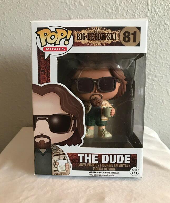 The Big Lebowski The Dude 81 Funko pop! Vinyl Figure With Protector