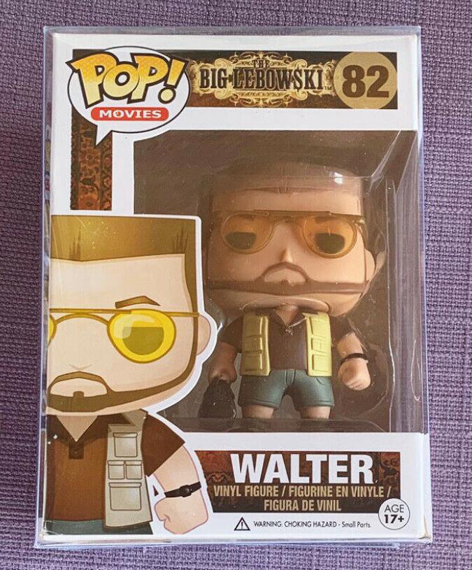 The Big Lebowski Walter #82 Funko pop! Vinyl Figure With Protector