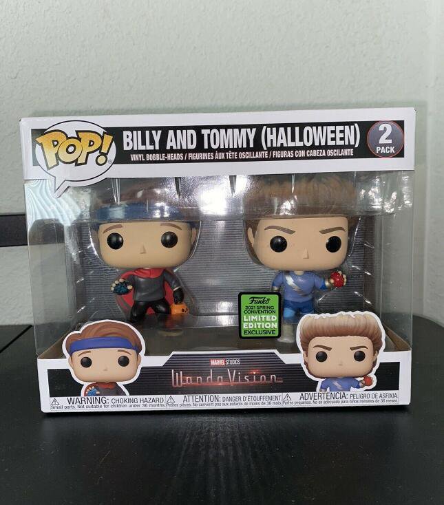 Marvel WandaVision Billy and Tommy Halloween 2-Pack Funko pop! Vinyl Figure Gift
