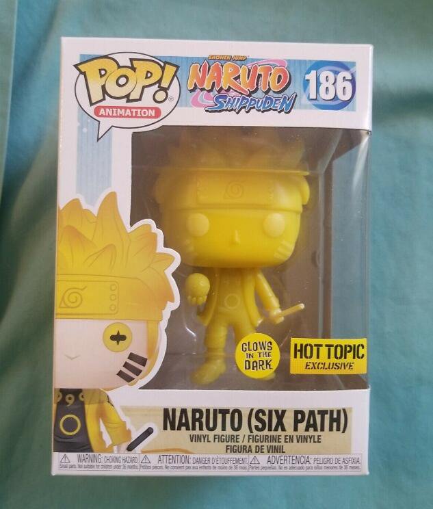 Naruto Shippuden - Naruto Six Path #186 Funko pop! Vinyl Figure With Protector