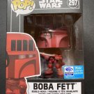 Star Wars Red Futura Boba Fett #297 Funko pop! Vinyl Figure With Protector