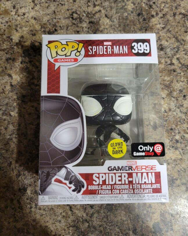Marvel Spider-Man Glows In The Dark #399 Funko pop! Vinyl Figure With ...