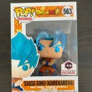 Dragon Ball Z SSGSS Goku Kamehameha #563 Funko pop! Vinyl Figure With Protector