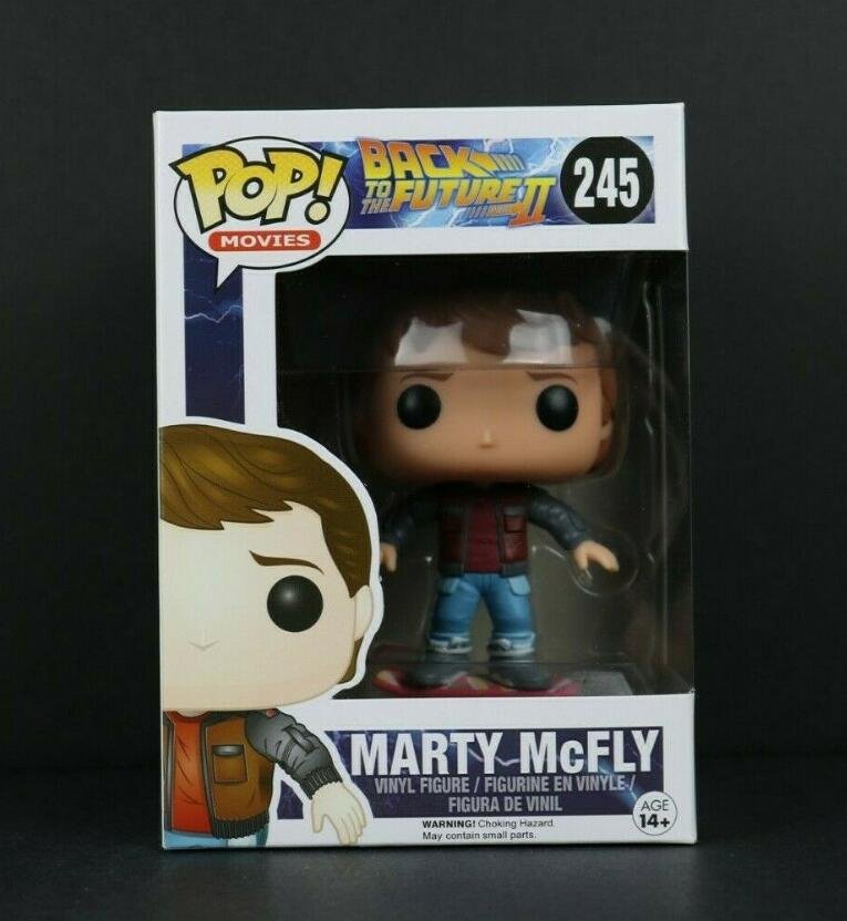 Back To The Future II Marty McFly #245 Funko pop! Vinyl Figure With Protector