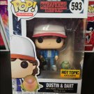 Television Stranger Things Dustin & Dart #593 Funko pop! Vinyl Figure With Protector