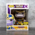 Marvel Guardians of The Galaxy Thanos 6 Inch #78 GITD Funko pop! Vinyl Figure With Protector