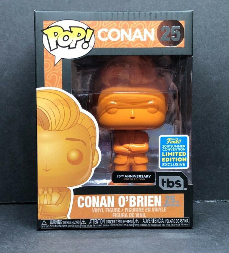 Conan O'Brien #25 Conan Orange Funko pop! Vinyl Figure With Protector
