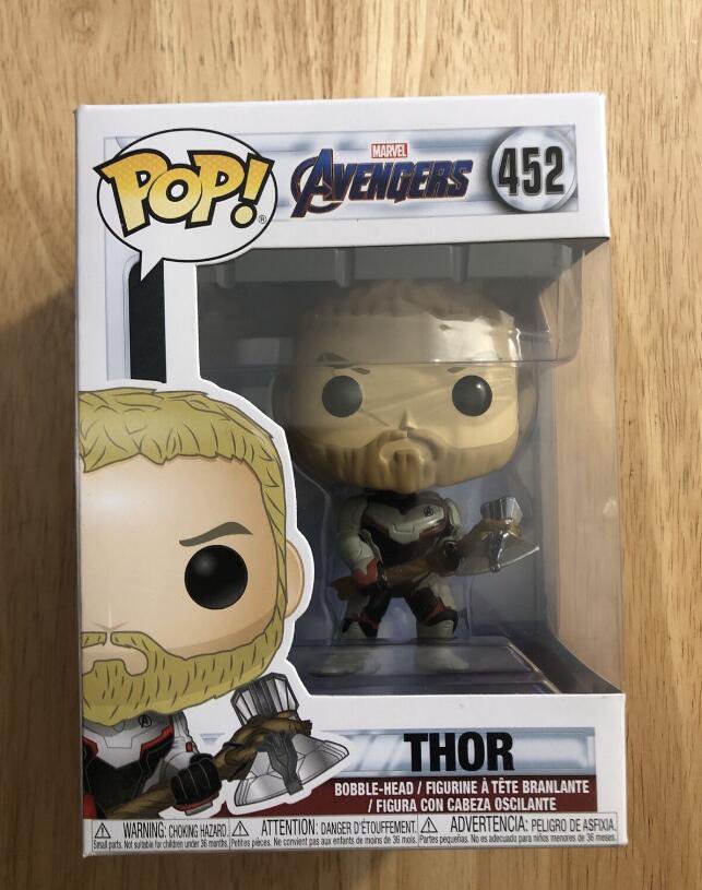 Marvel Avengers Endgame Thor #452 Funko pop! Vinyl Figure With Protector