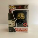 Metallic V for Vendetta #10 Funko pop! Vinyl Figure With Protector