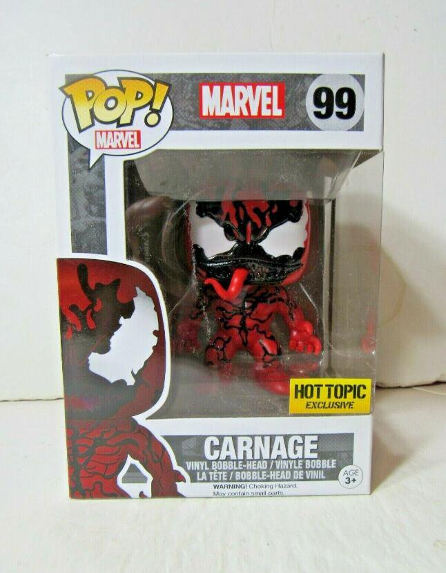 Marvel Carnage #99 Funko pop! Vinyl Figure With Protector