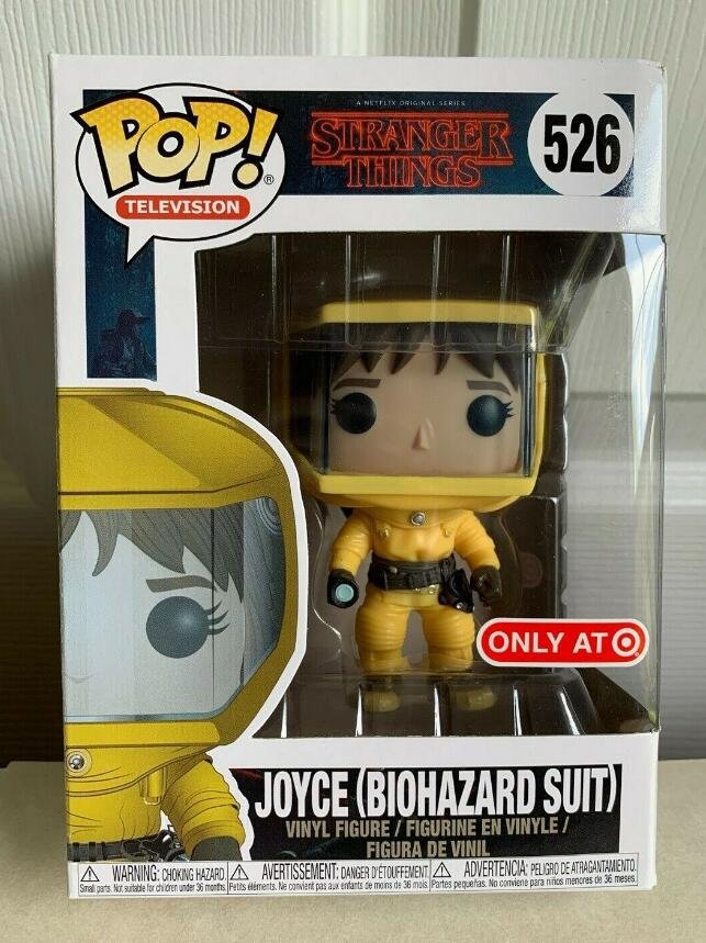 Stranger Things Joyce Biohazard Suit #526 Funko pop! Vinyl Figure With ...