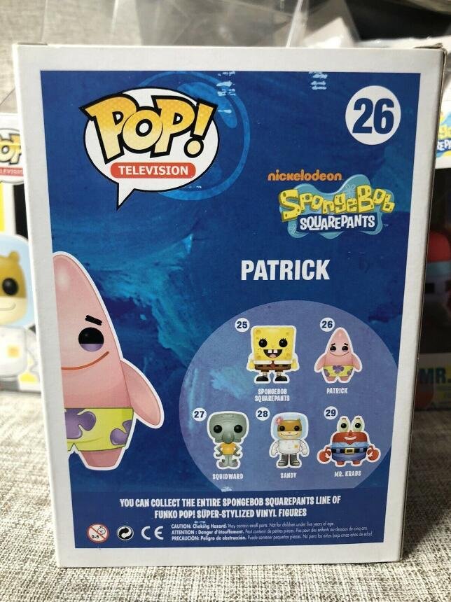 Spongebob Patrick #26 Funko pop! Vinyl Figure With Protector