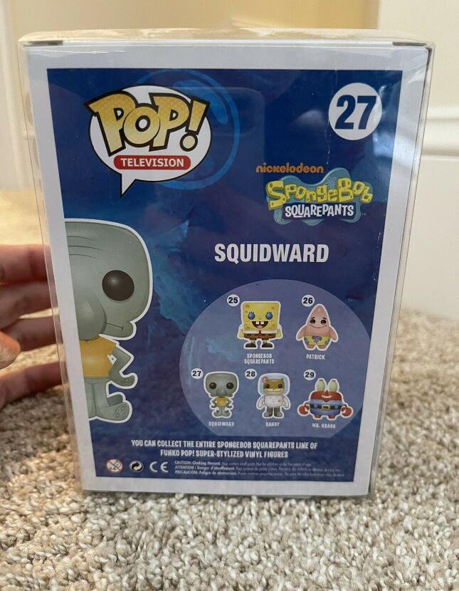 Spongebob Squidward #27 Funko pop! Vinyl Figure With Protector