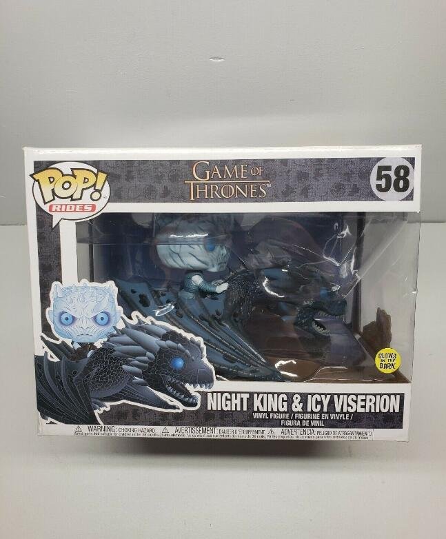 Rides Game Of Thrones Night King & Icy Viserion #58 Funko pop! Vinyl Figure With Protector