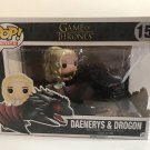 Rides: Game of Thrones Daenerys & Dragon #15 Funko pop! Vinyl Figure With Protector