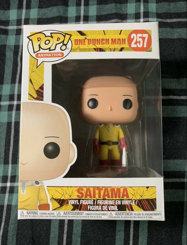 Animation One Punch Man #257 Saitama Funko pop! Vinyl Figure With Protector